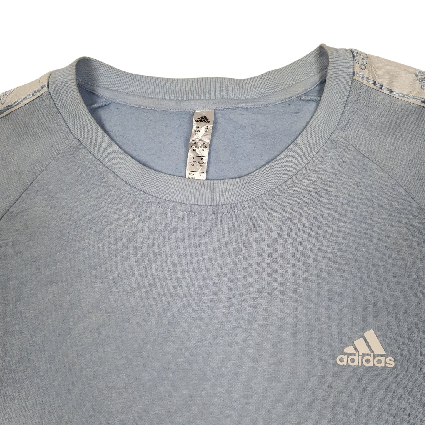 Womens Blue Adidas  Crewneck Jumper
