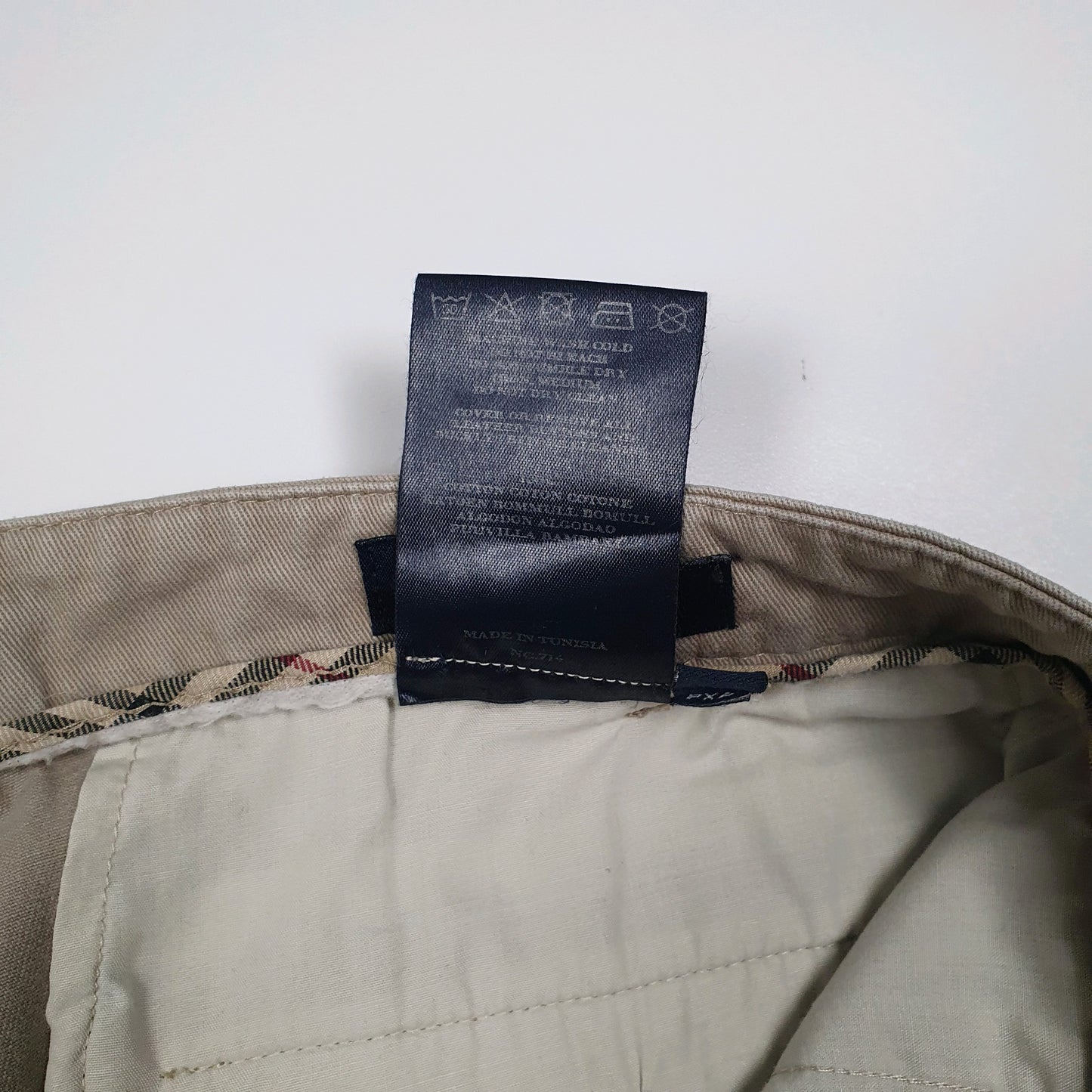Mens Beige Burberry   Shorts