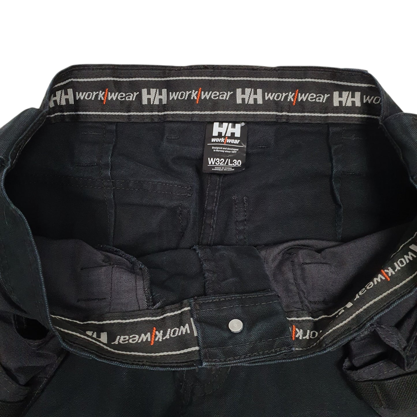 Mens Black Helly Hansen Workwear Safety  Trousers
