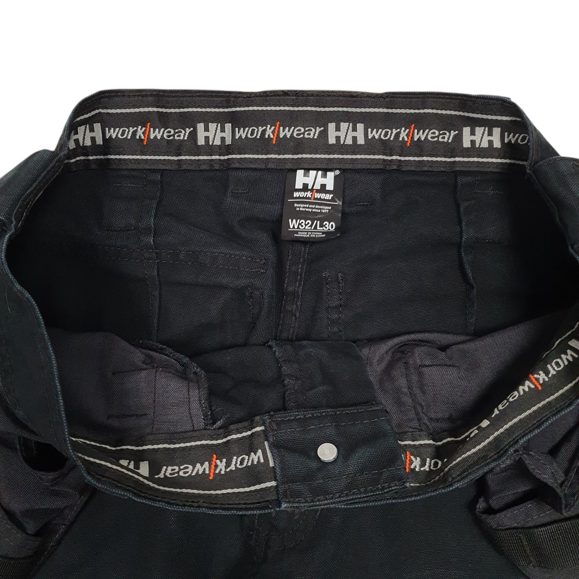Mens Black Helly Hansen Workwear Safety  Trousers
