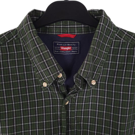 Mens Green Wrangler   Shirt
