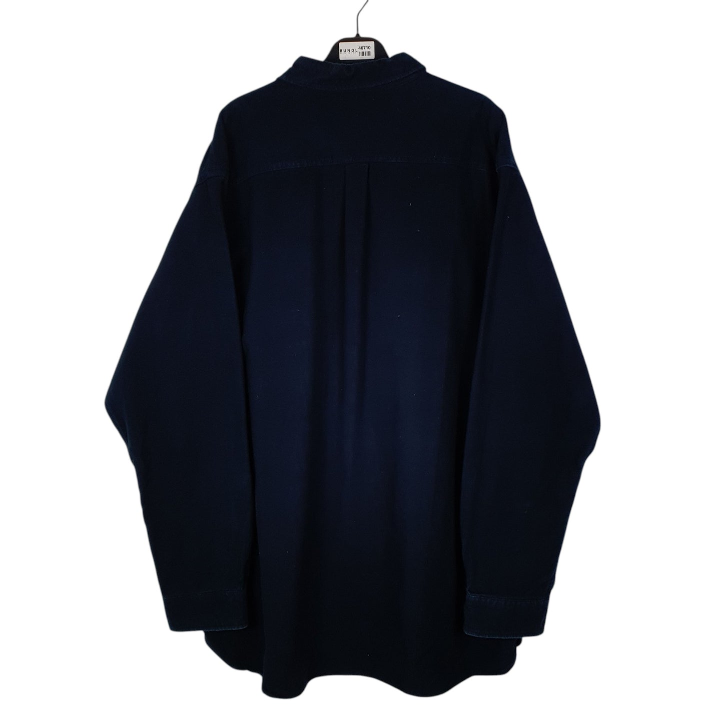 Mens Navy L.L.Bean Chamois  Shirt