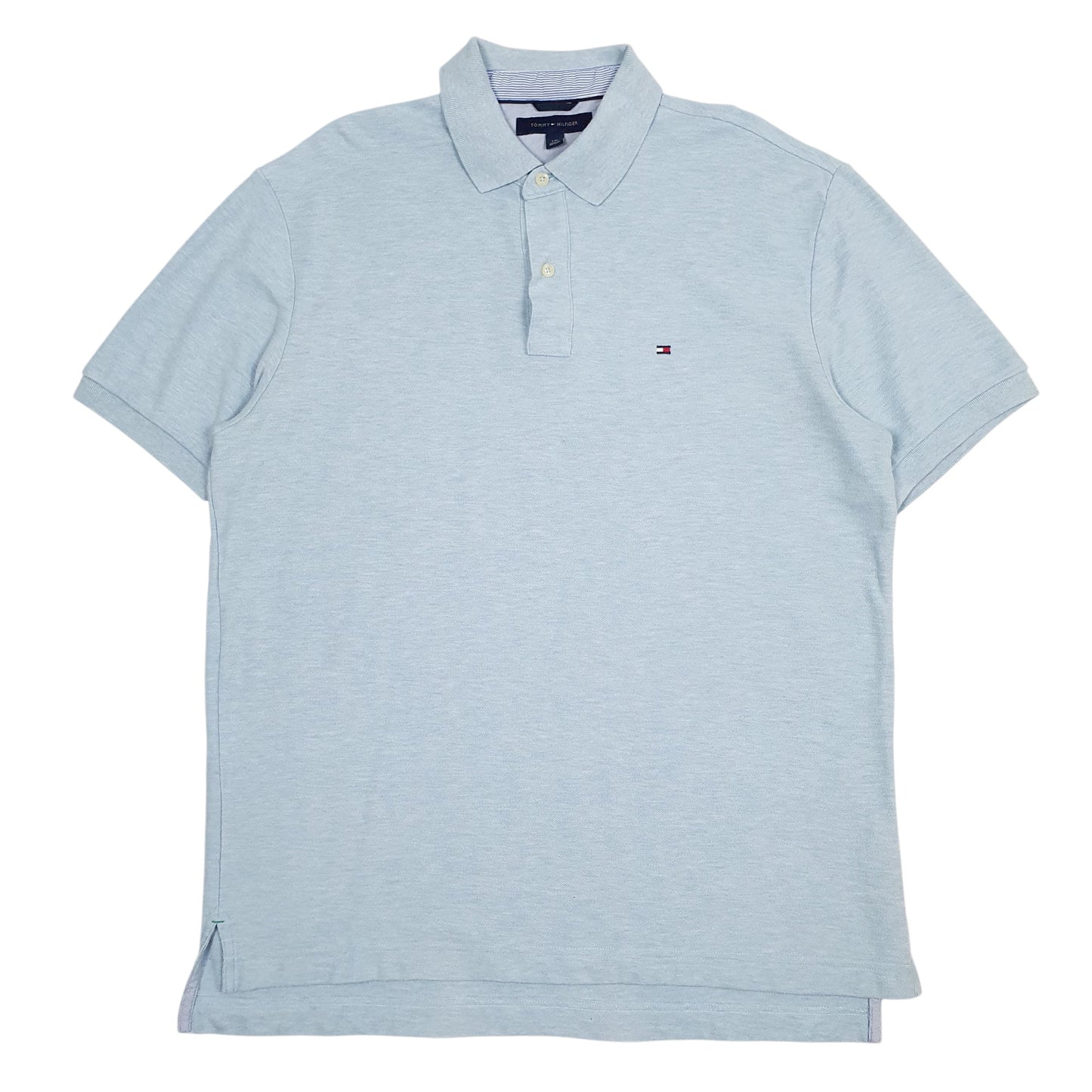 Mens Blue Tommy Hilfiger  Short Sleeve Polo Shirt