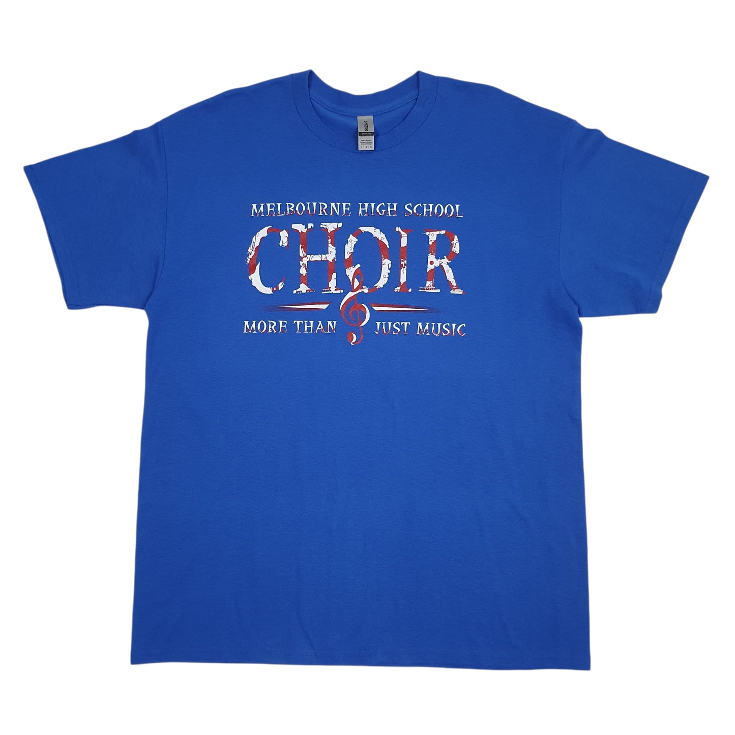 Mens Blue Gildan  Short Sleeve T Shirt