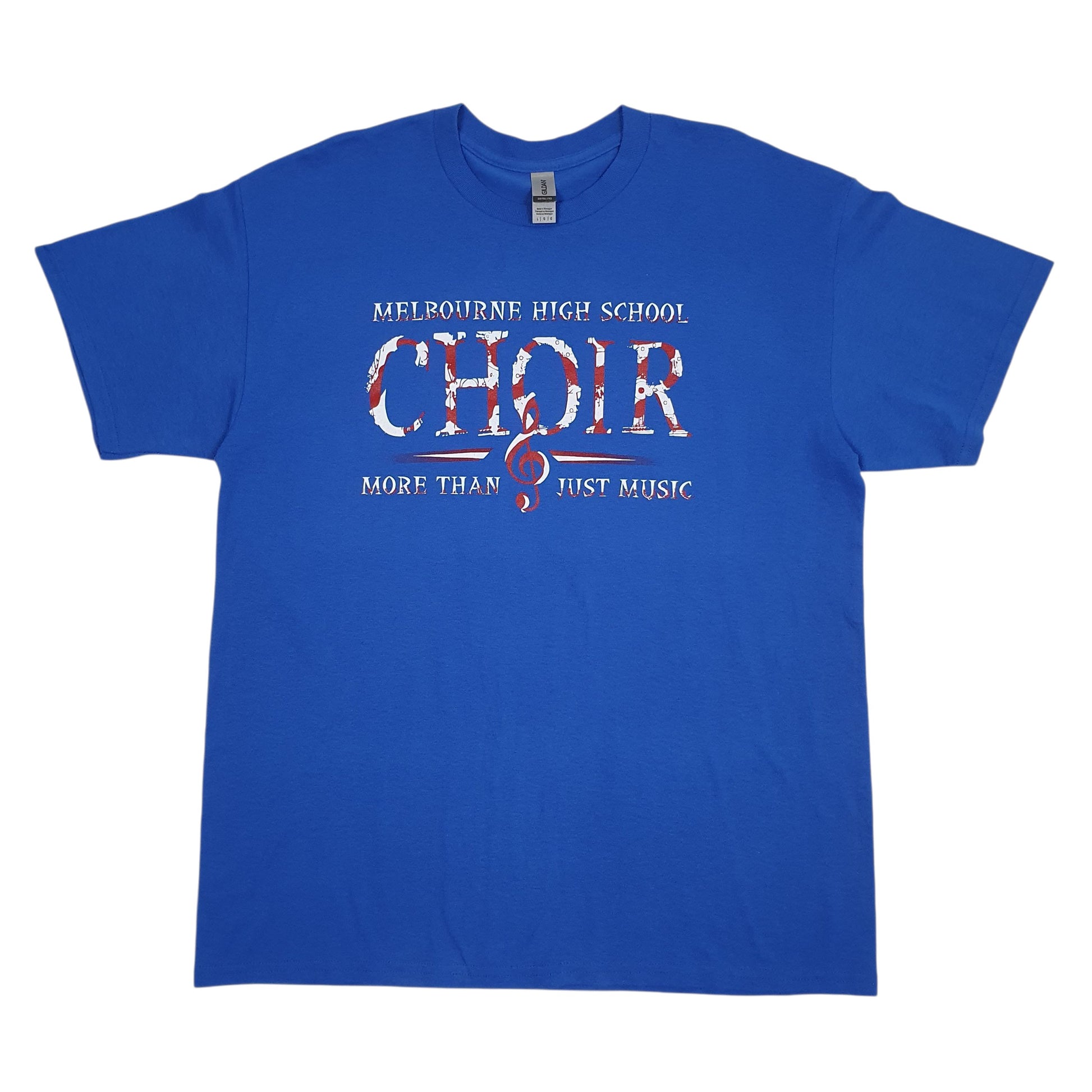 Mens Blue Gildan  Short Sleeve T Shirt