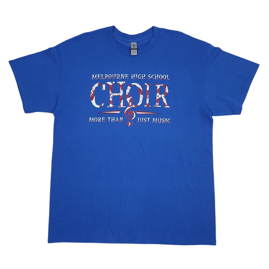 Mens Blue Gildan  Short Sleeve T Shirt