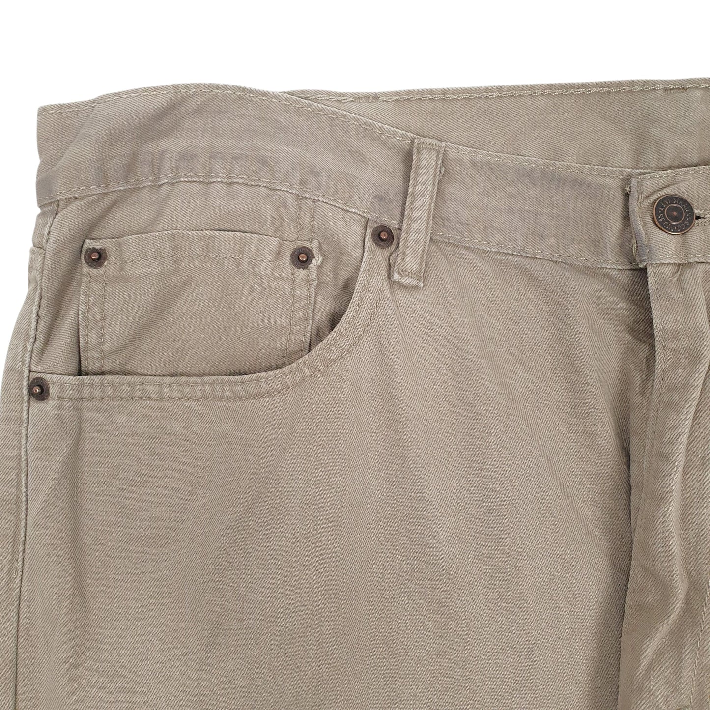 Mens Brown Levis 505  Trousers