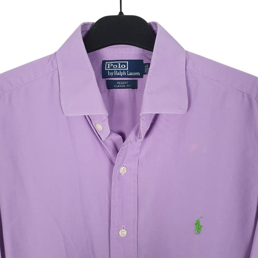 Mens Purple Polo Ralph Lauren Regent  Shirt