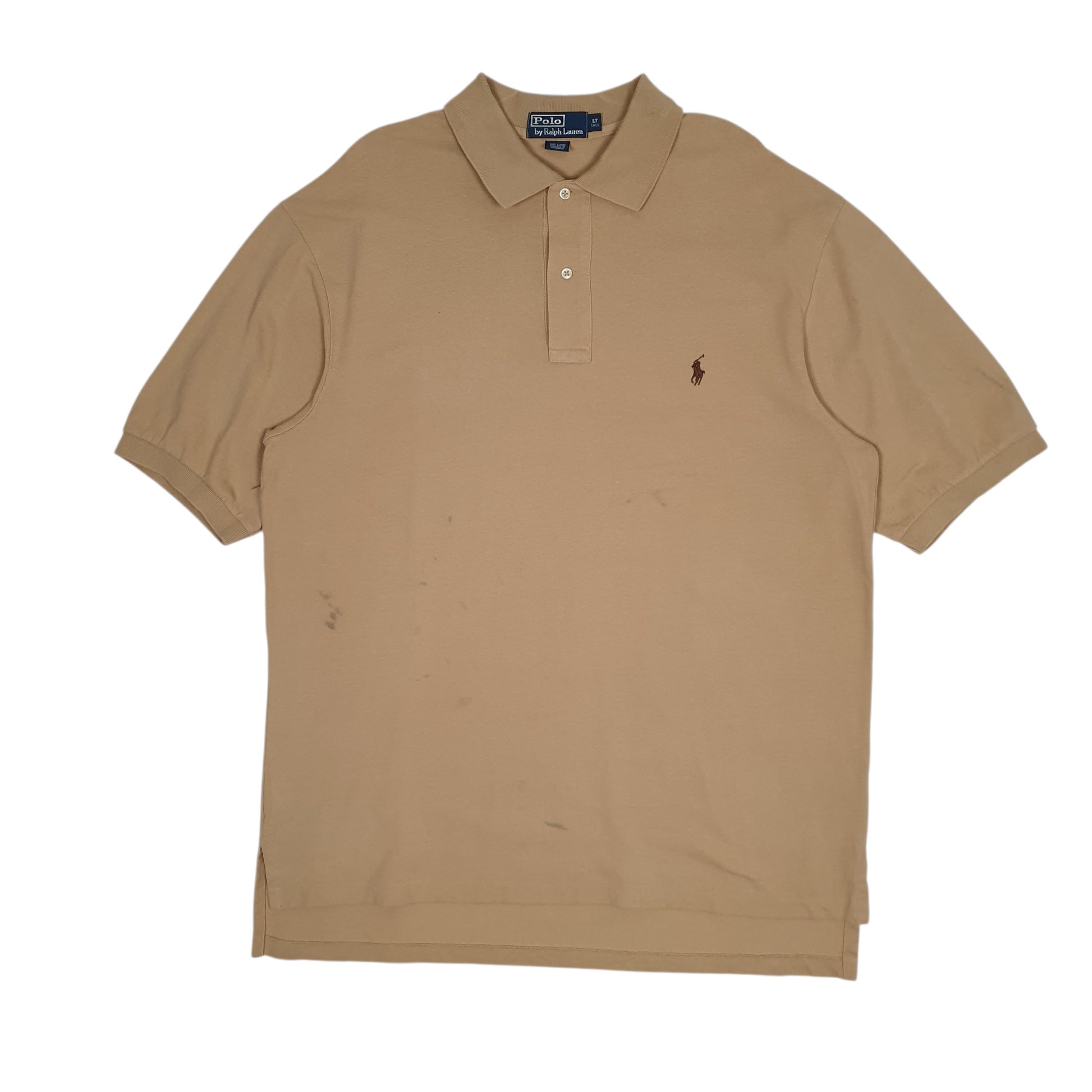 Mens Beige Polo Ralph Lauren  Short Sleeve Polo Shirt
