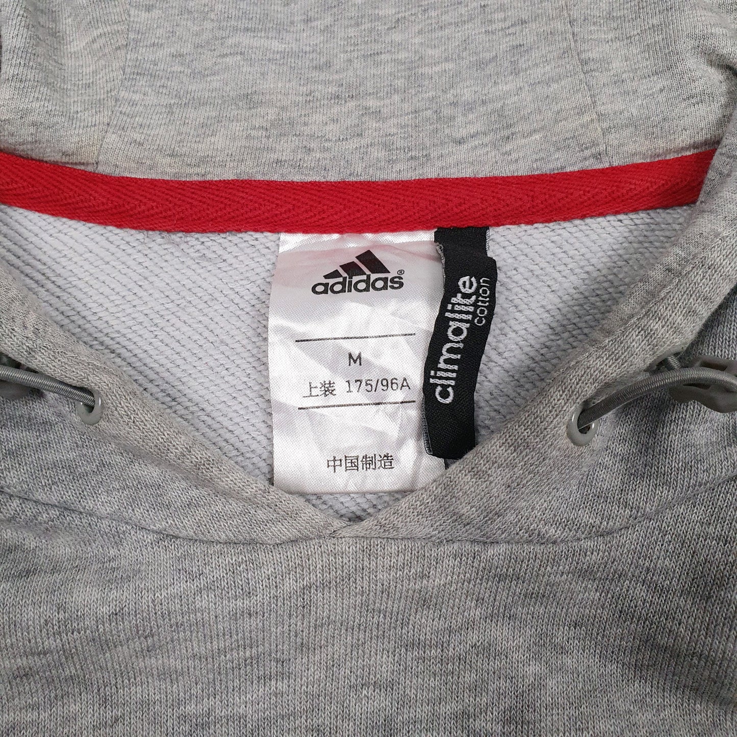 Mens Grey Adidas Climalite Hoodie Jumper
