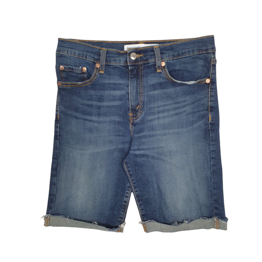 Mens Blue Levis Signature Stretch Denim Shorts