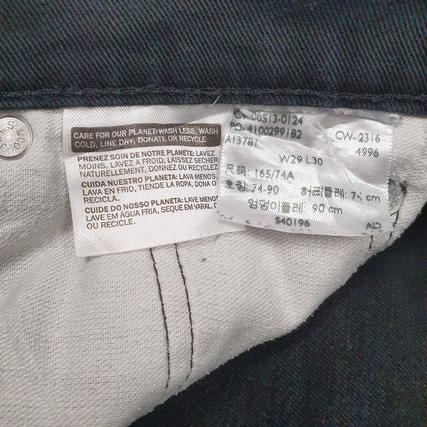 Mens Black Levis   Jeans