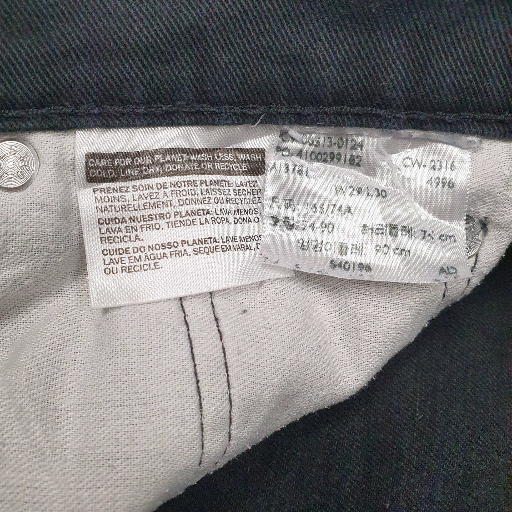 Mens Black Levis   Jeans