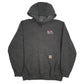 Mens Grey Carhartt  Hoodie Jumper