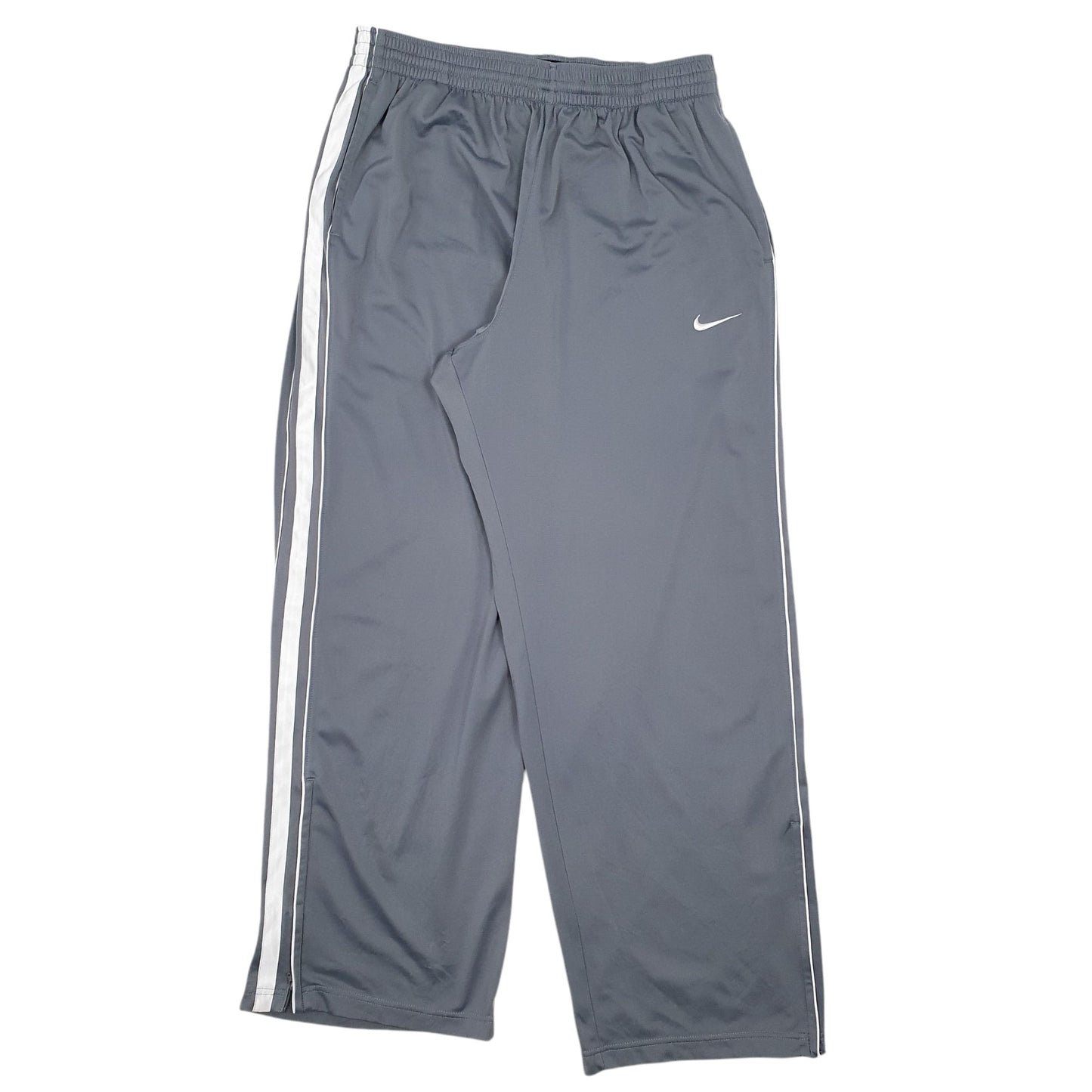 Mens Grey Nike Basketball Jogger Trousers