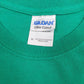 Mens Green Gildan Peter Pan  T Shirt