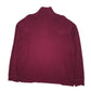 Mens Burgundy Polo Ralph Lauren Estate Rib Quarter Zip Jumper