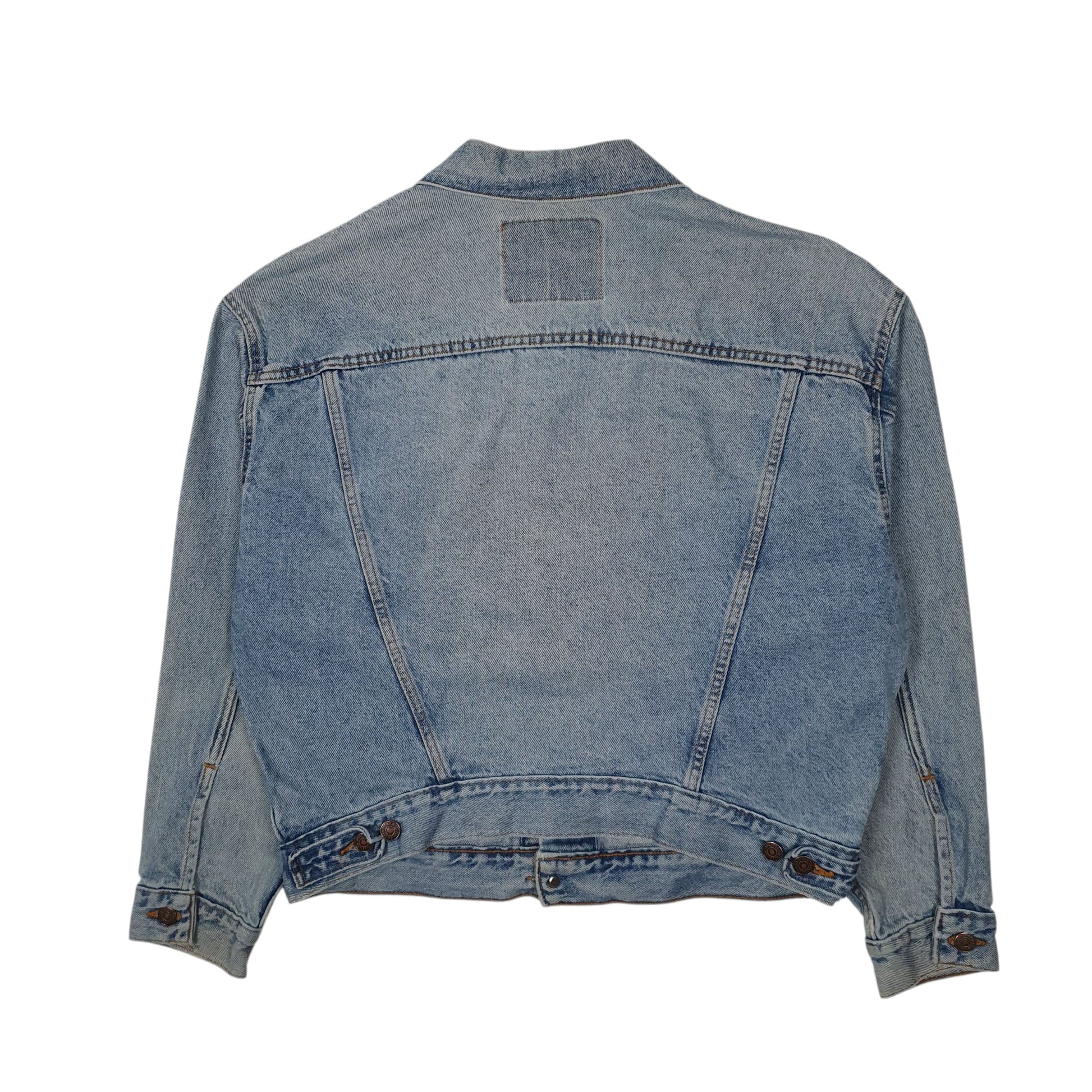 Mens Blue Levis Vintage 90s 00s Type 3 Trucker  Coat