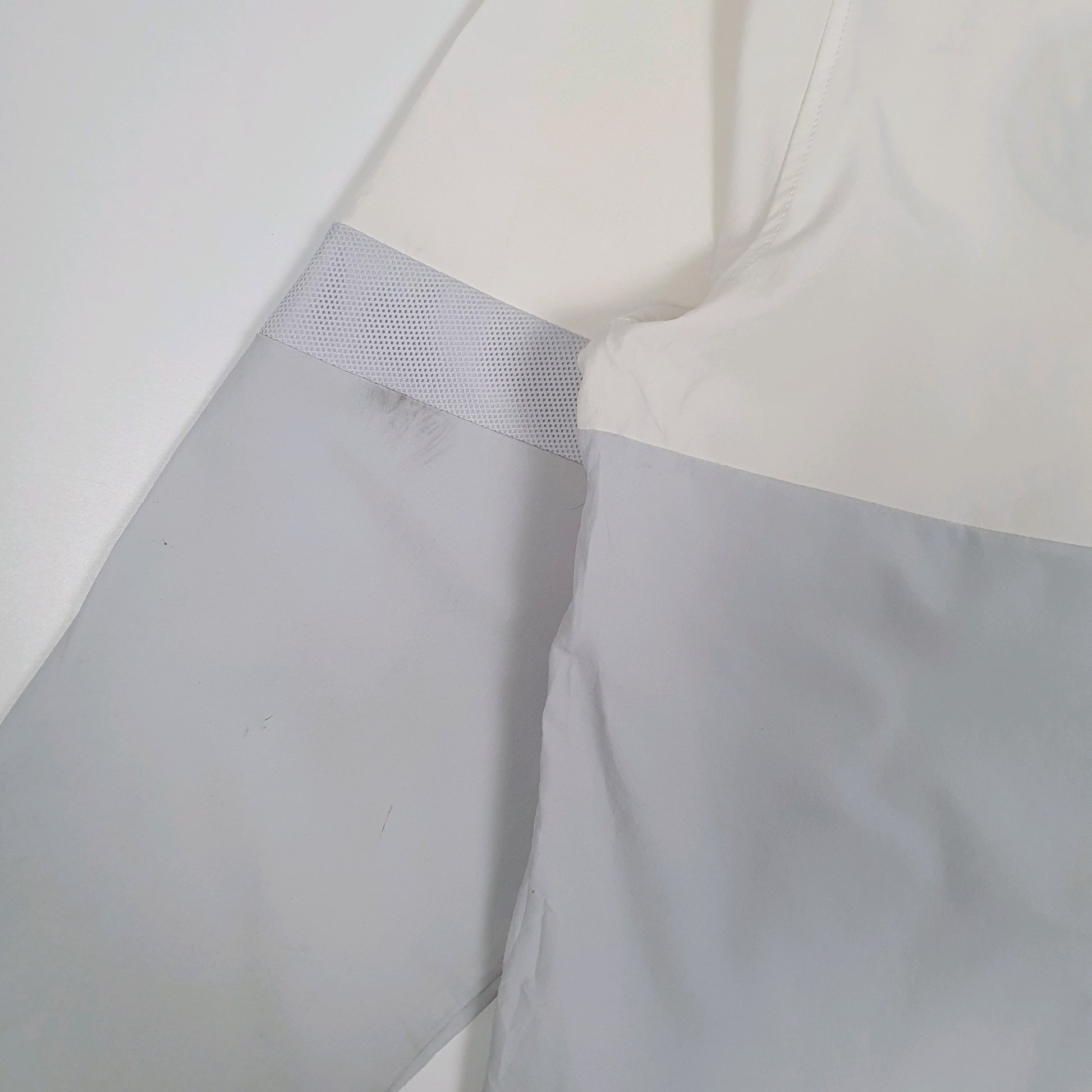 Mens White Under Armour Squad Warm Up Guilford Soccer  Coat