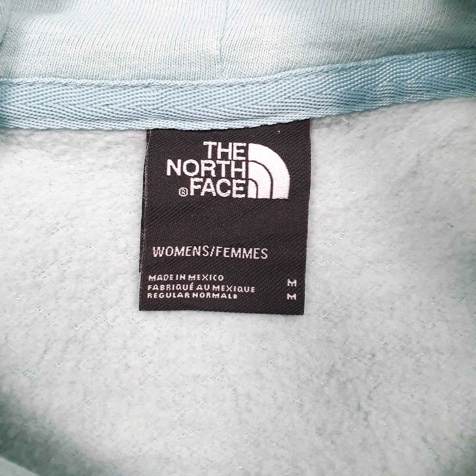 Womens Blue The North Face Spellout Hoodie Jumper