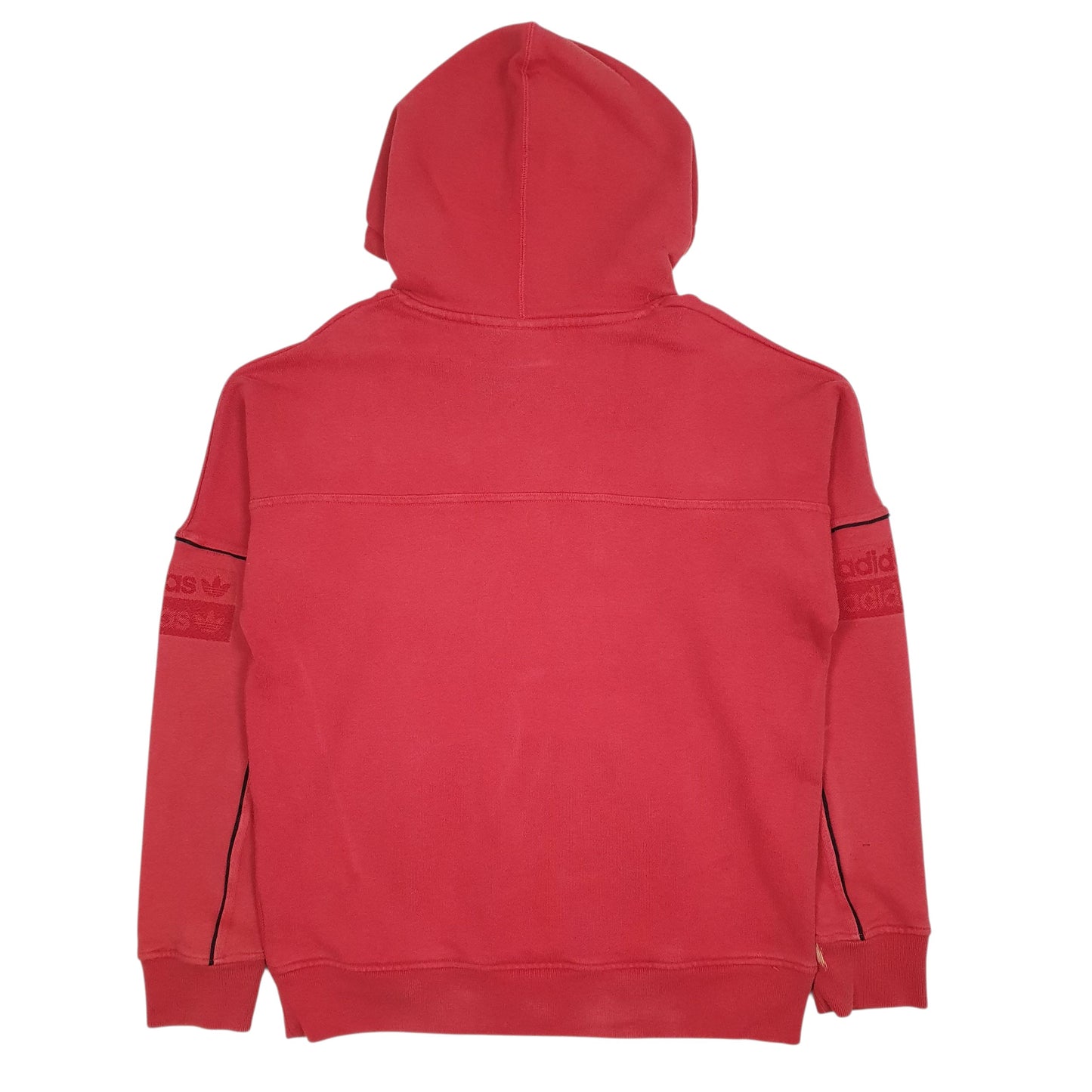 Mens Red Adidas  Hoodie Jumper