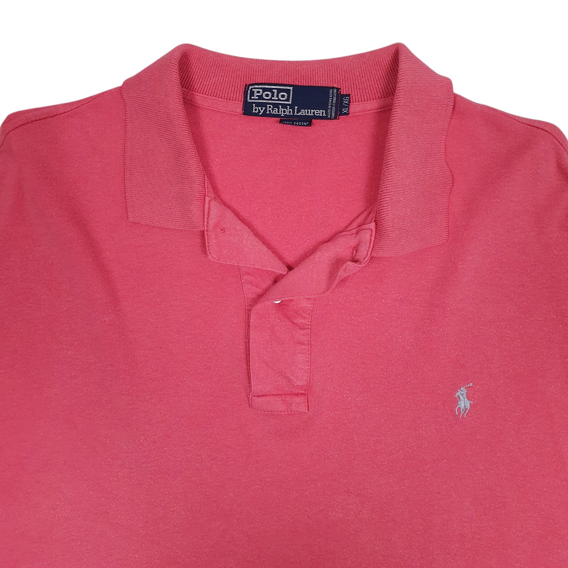 Mens Pink Polo Ralph Lauren Vintage 90s  Polo Shirt