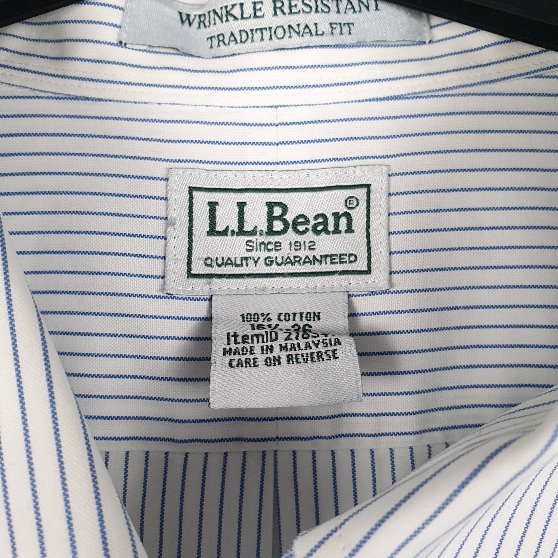 Mens White L.L.Bean   Shirt