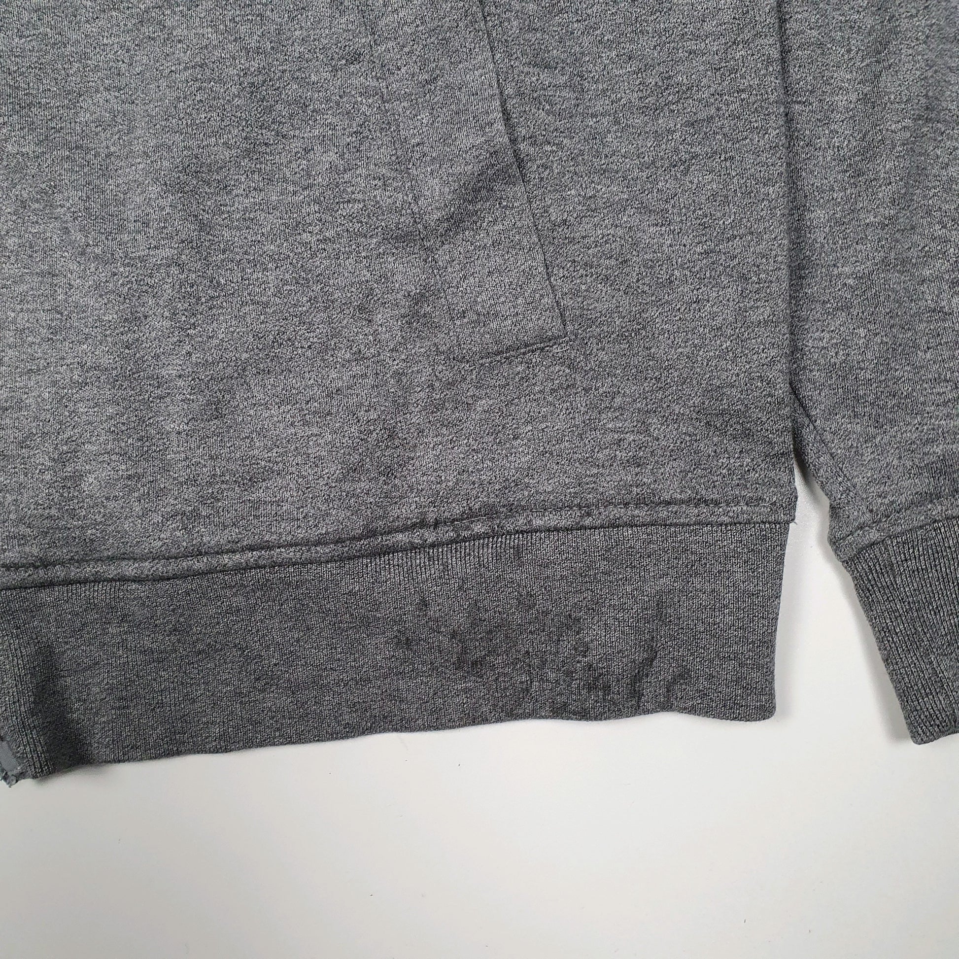 Mens Grey Hugo Boss Hoodie Full Zip Jumper