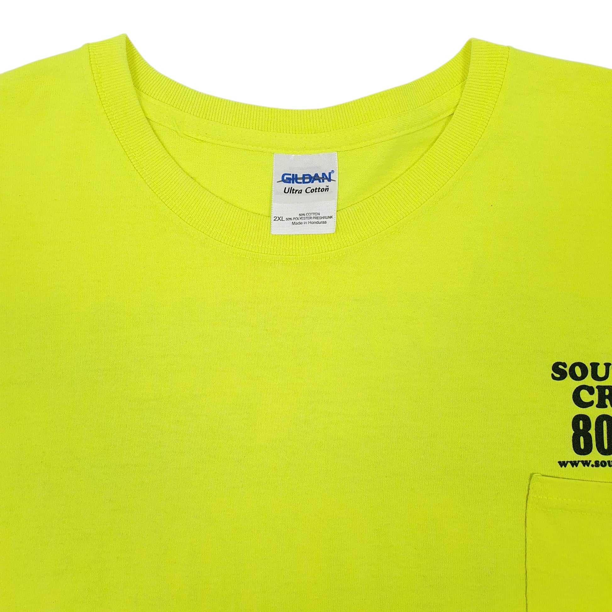 Mens Green Gildan   T Shirt