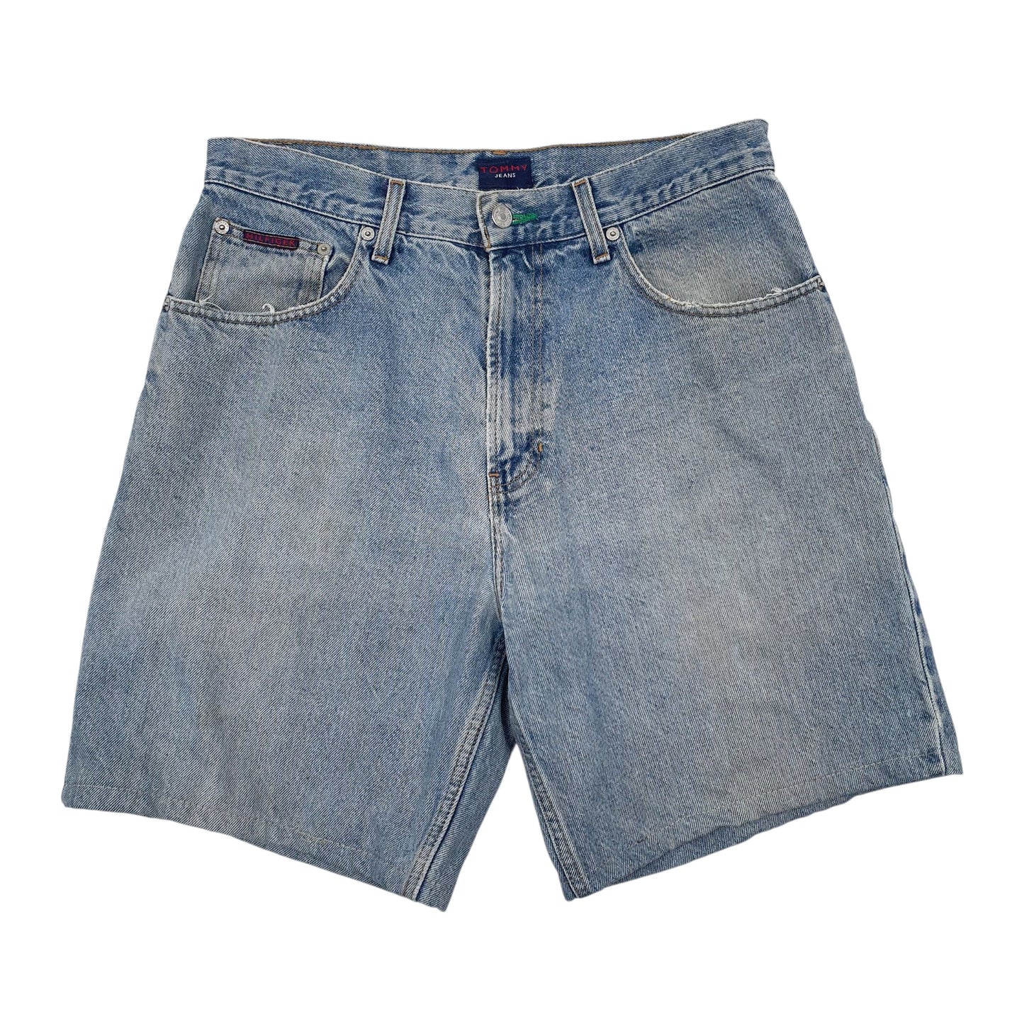 Mens Blue Tommy Hilfiger Vintage 90s Denim Shorts