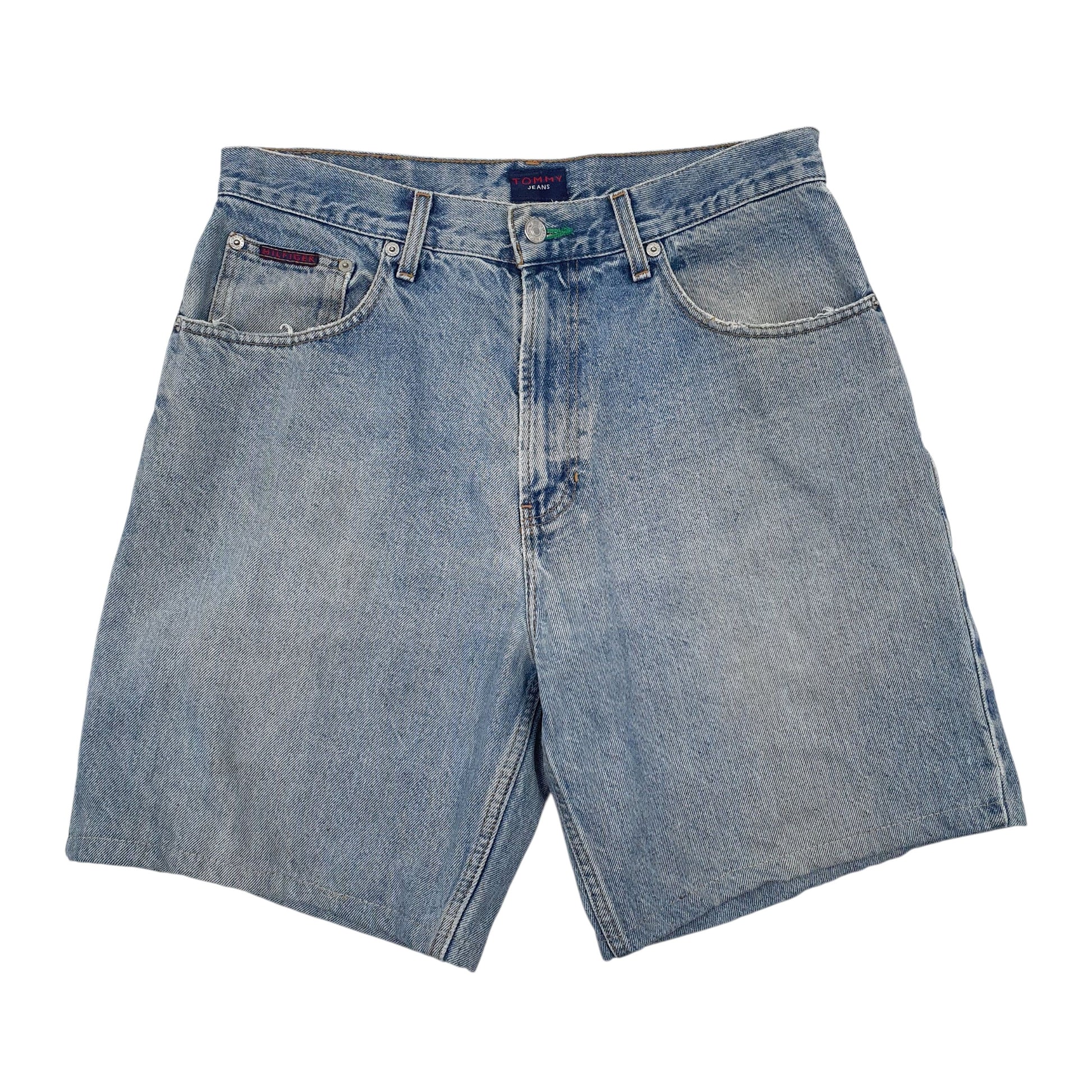 Mens Blue Tommy Hilfiger Vintage 90s Denim Shorts