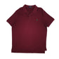 Mens Burgundy Polo Ralph Lauren  Short Sleeve Polo Shirt