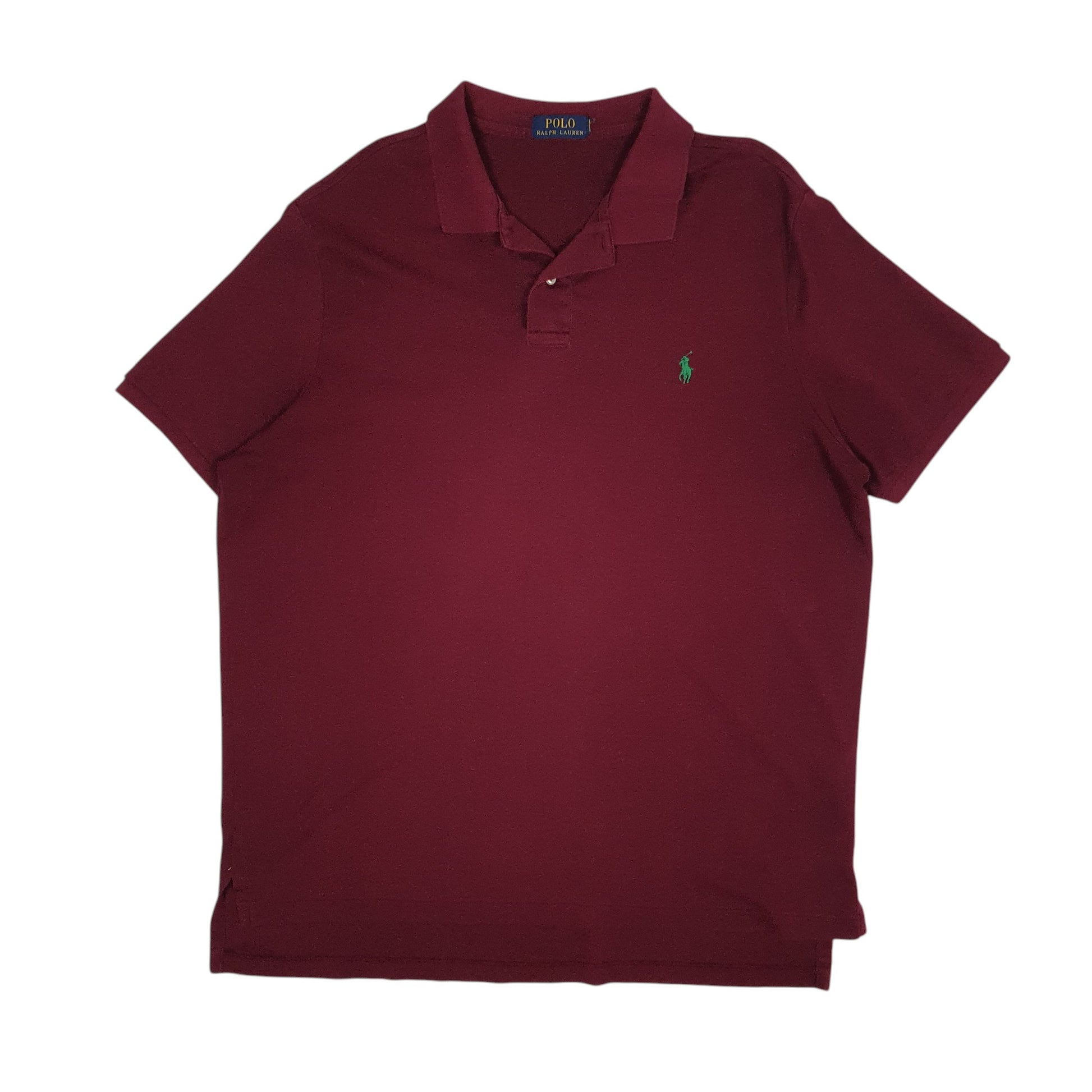 Mens Burgundy Polo Ralph Lauren  Short Sleeve Polo Shirt