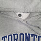 Mens Grey NHL Toronto Mapleleafs Hockey Hoodie Jumper