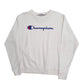 Mens White Champion  Crewneck Jumper