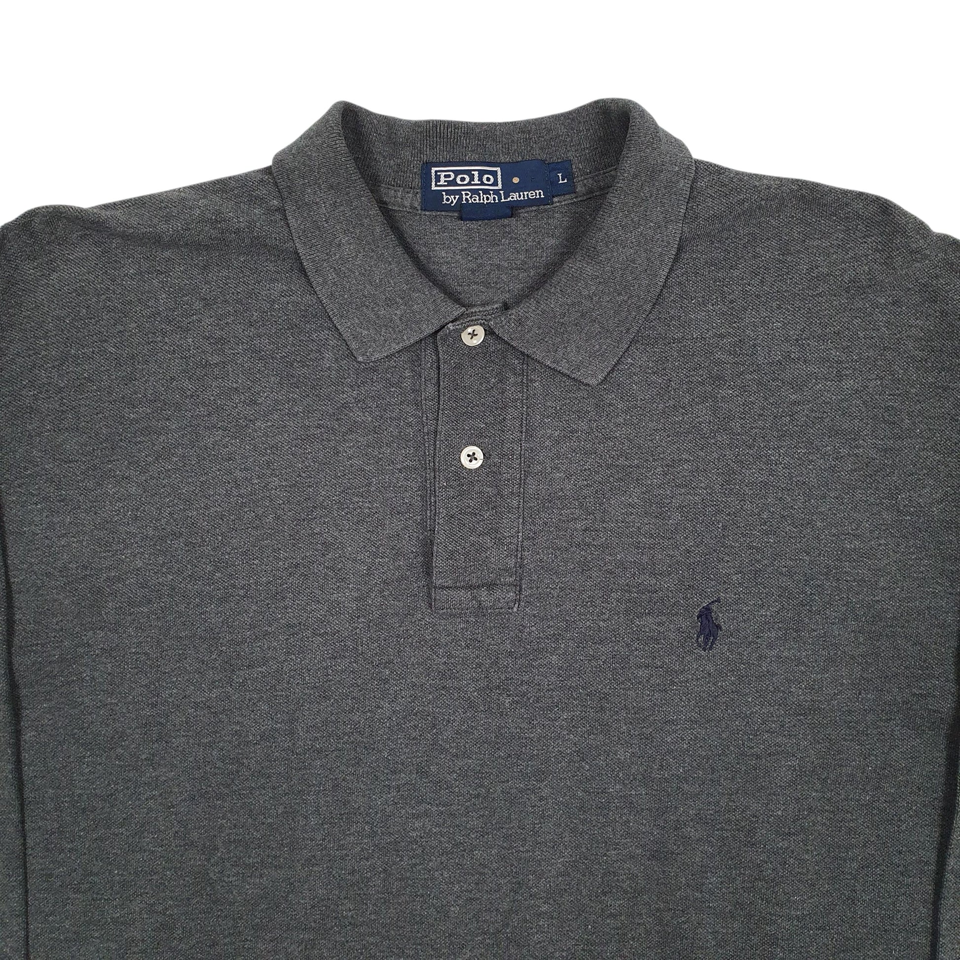 Mens Grey Polo Ralph Lauren   Polo Shirt