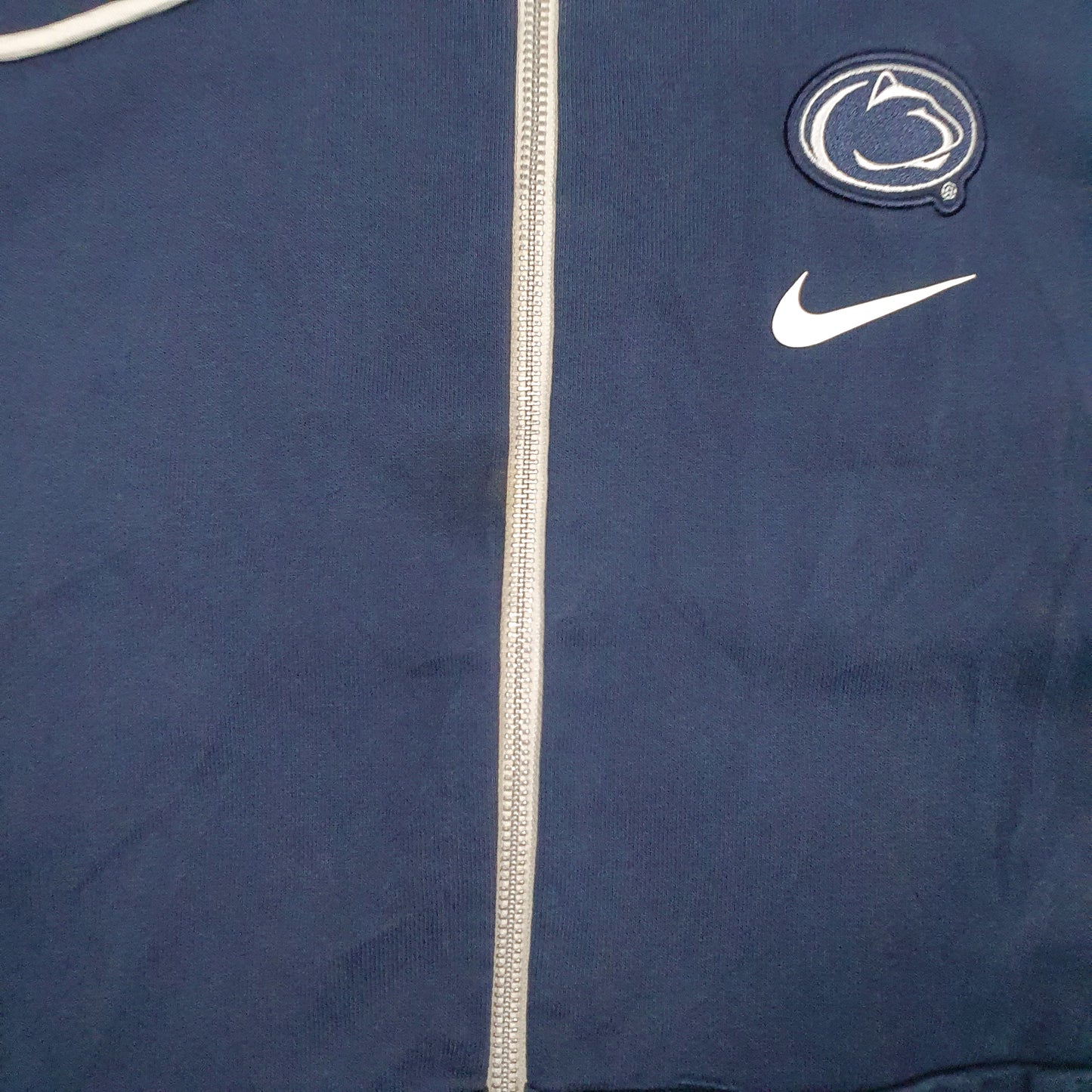 Mens Navy Nike Dri-Fit Full Zip Jumper
