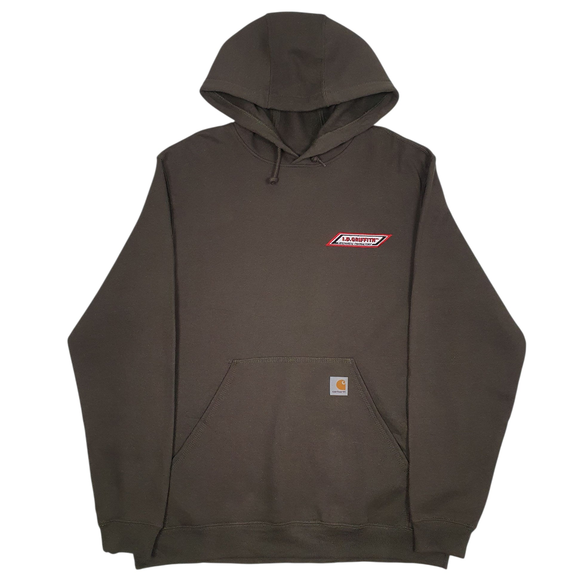 Mens Green Carhartt  Hoodie Jumper