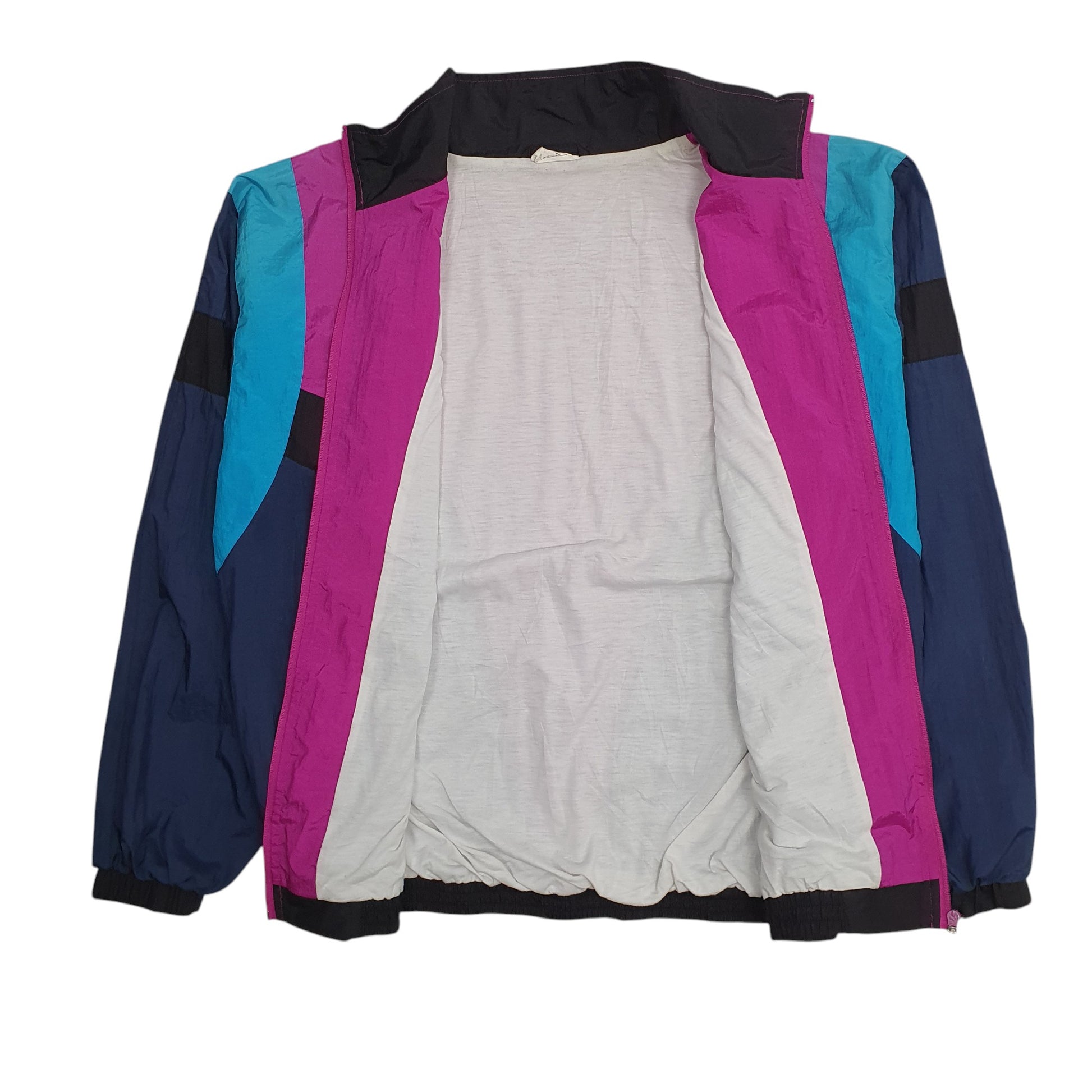 EQUIPE Windbreaker Jacket Coat Vintage 90s Funky Mens XL