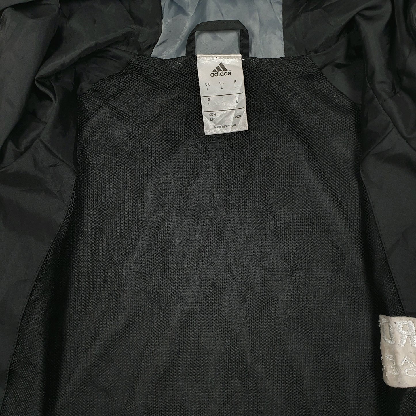 Mens Black Adidas Carolina Rapids Soccer  Coat