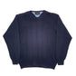 Mens Navy Tommy Hilfiger Golf Cable Knit Crewneck Jumper