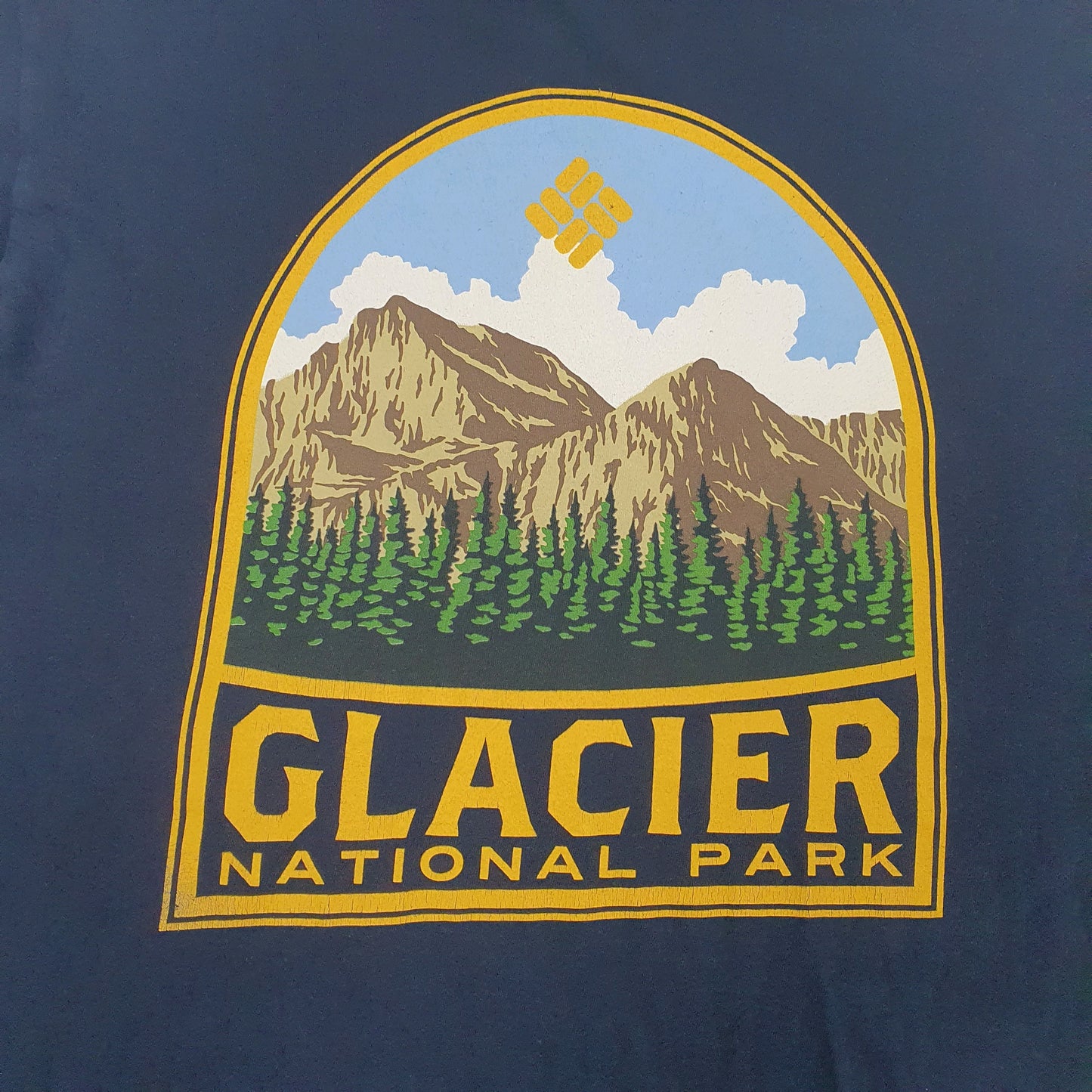 Mens Navy Columbia Sportswear Company   T Shirt