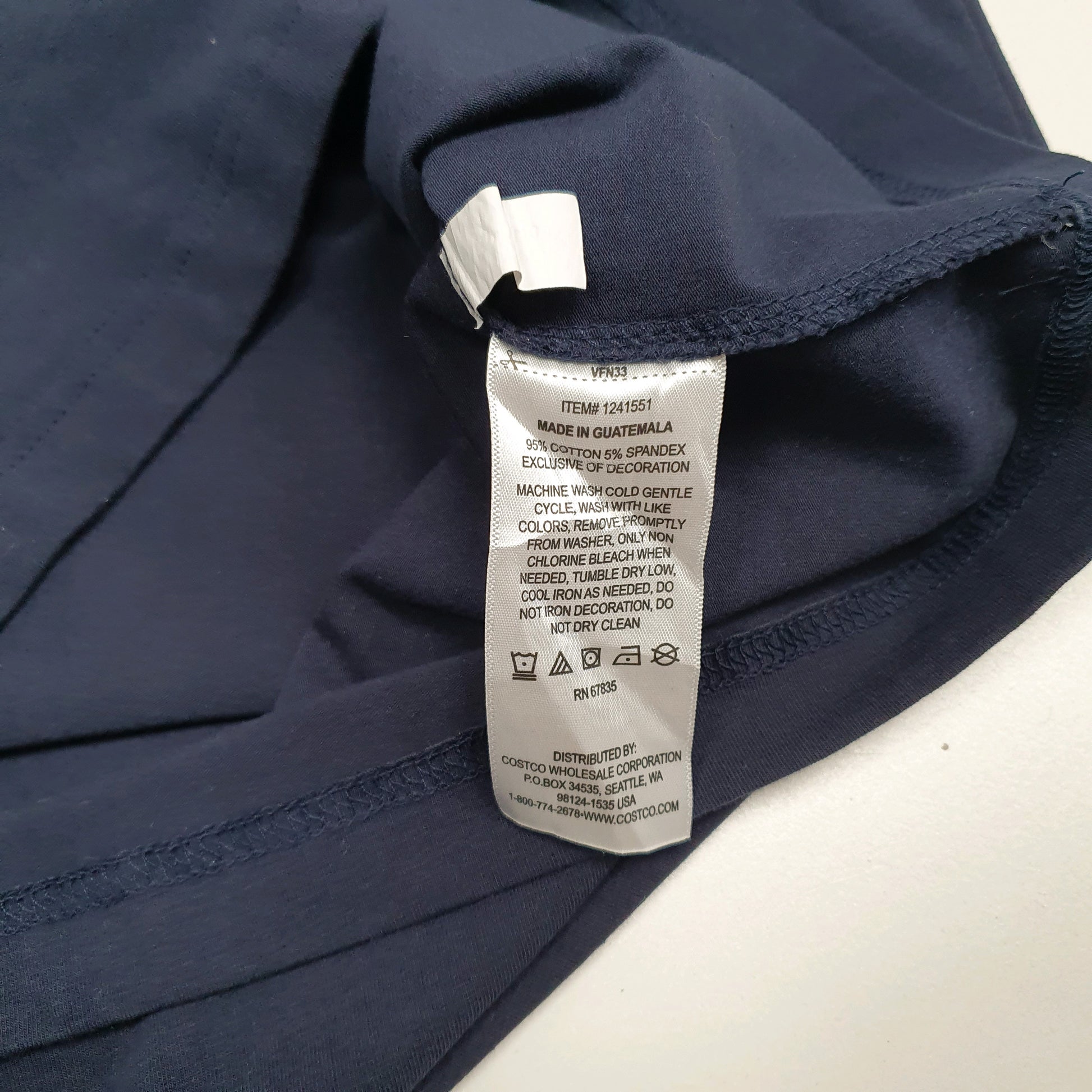 Mens Navy Nautica Performance  T Shirt