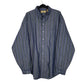 Mens Navy L.L.Bean Vintage 90s Long Sleeve Shirt