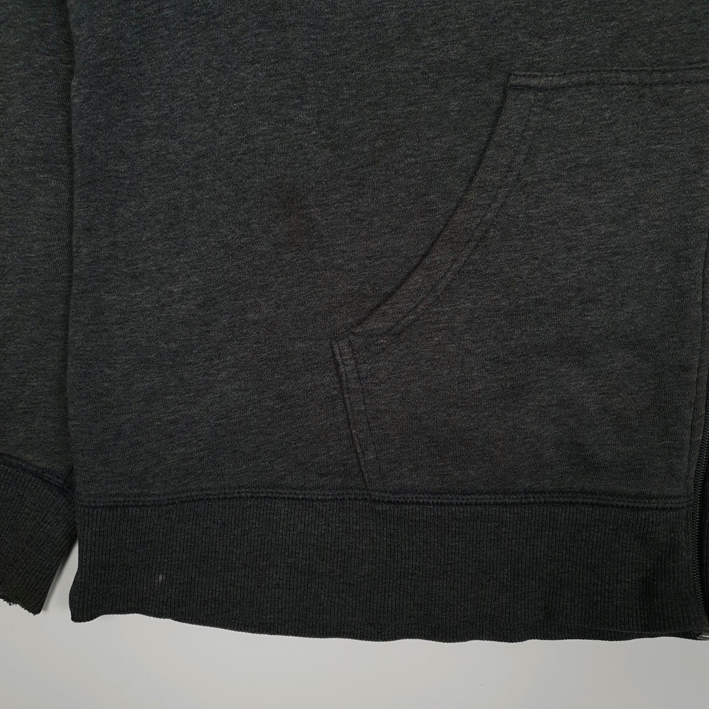 Mens Grey Champion Hoodie Full Zip Jumper