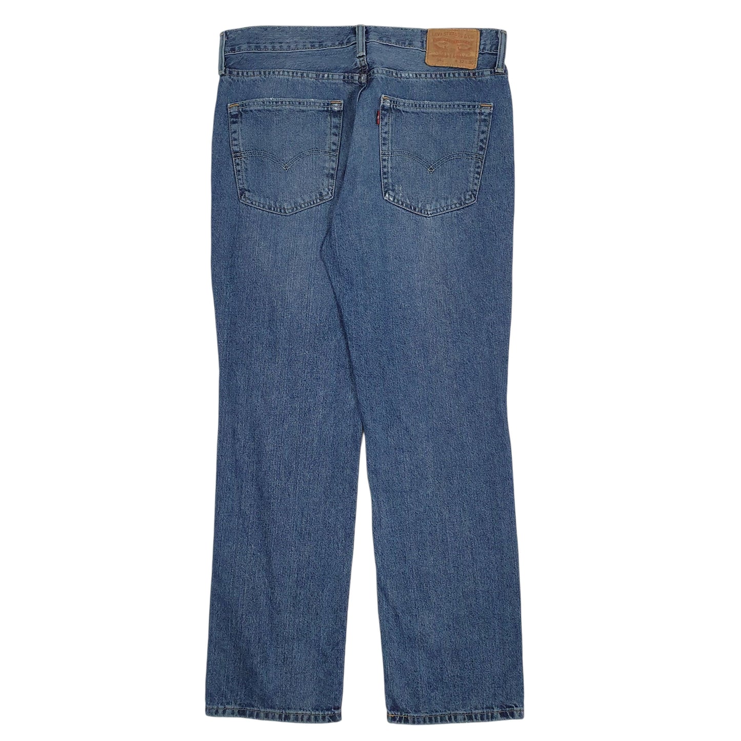 Mens Blue Levis Distressed  Jeans