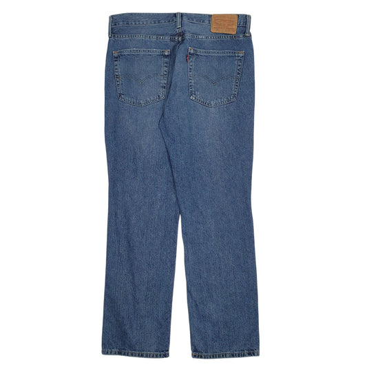 Mens Blue Levis Distressed  Jeans