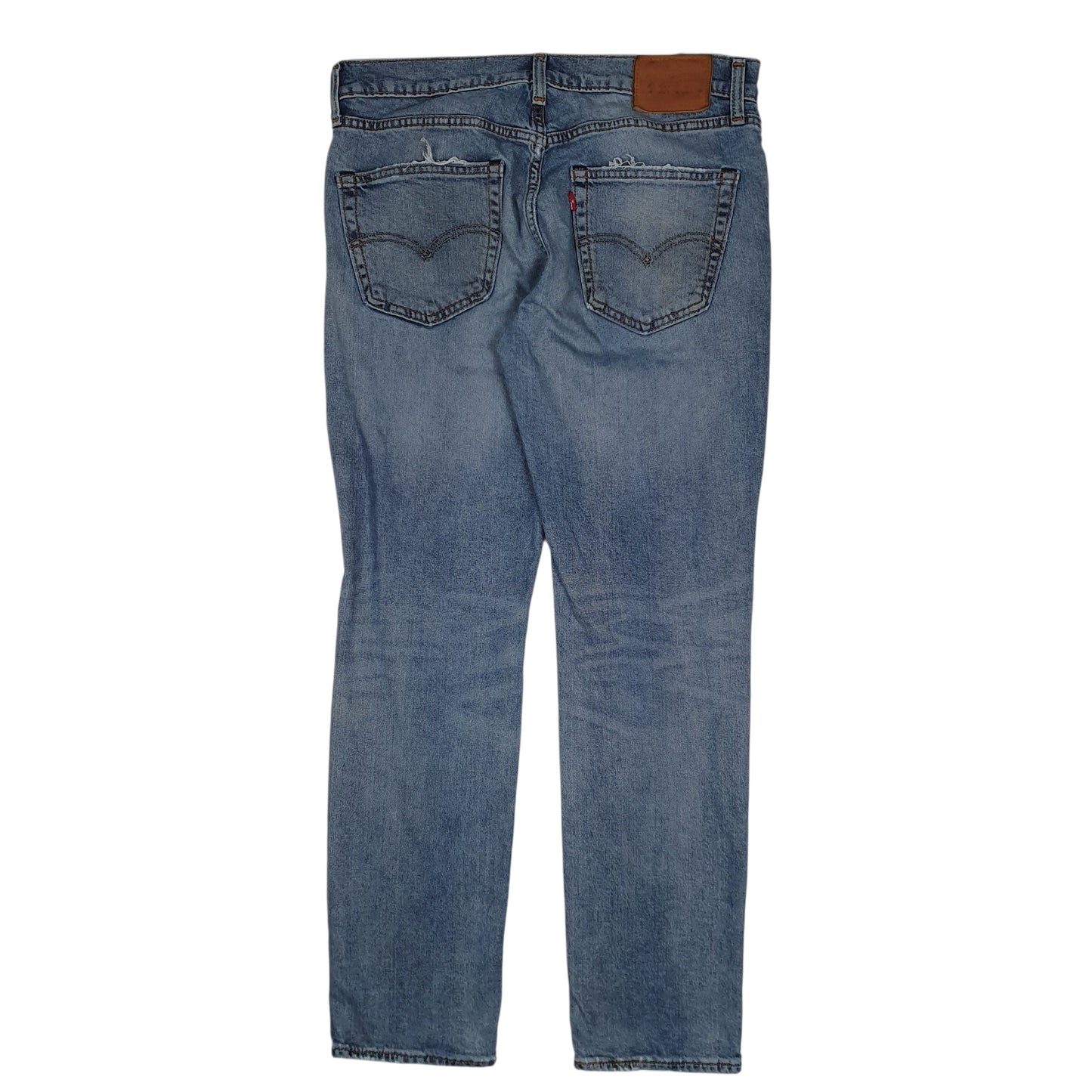 Mens Blue Levis Distressed Ripped  Jeans