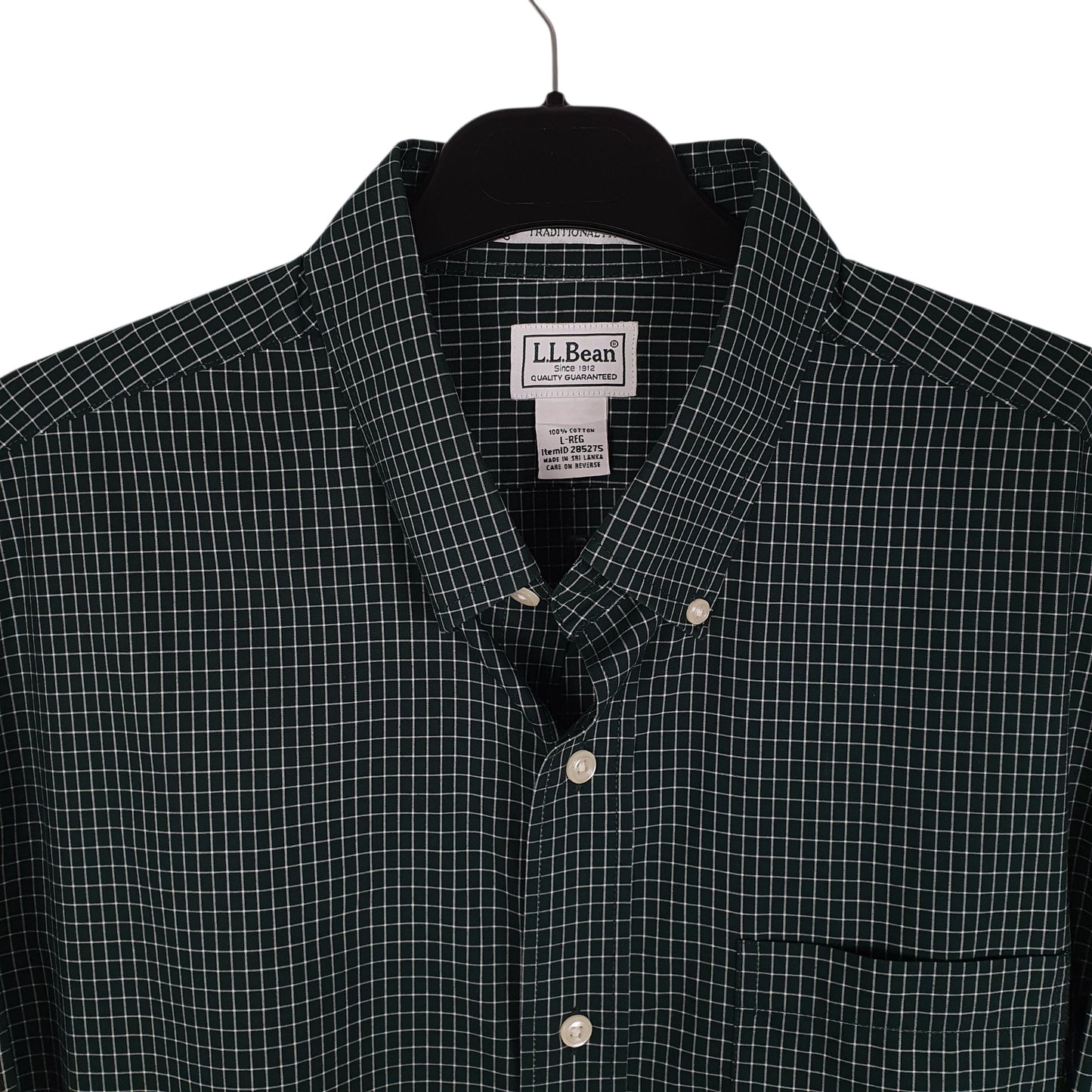 Mens Green L.L.Bean   Shirt