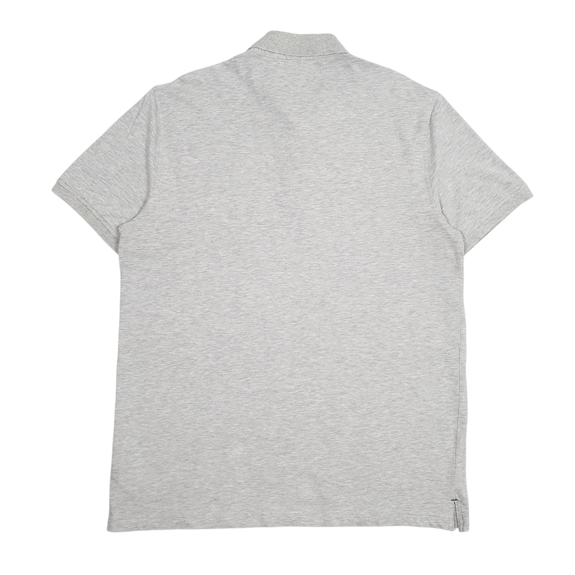 Mens Grey Tommy Hilfiger  Crewneck Polo Shirt